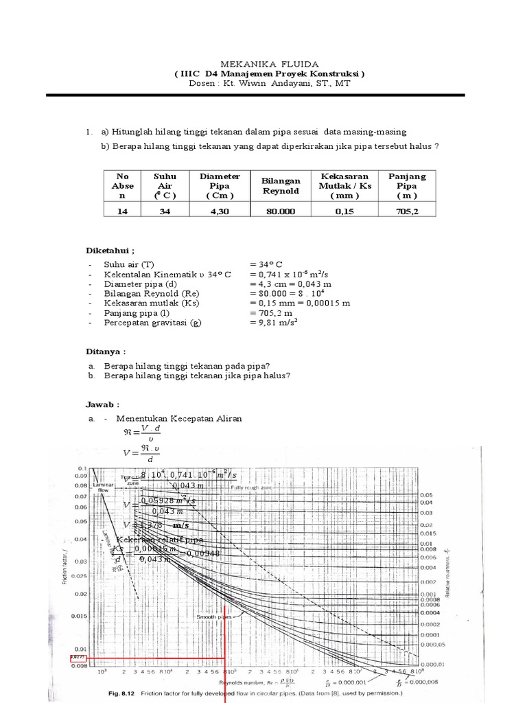 SOAL MEKANIKA FLUIDA