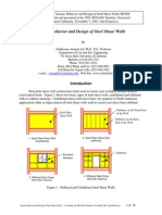 SEISMIC DESIGN OF SHEAR WALL