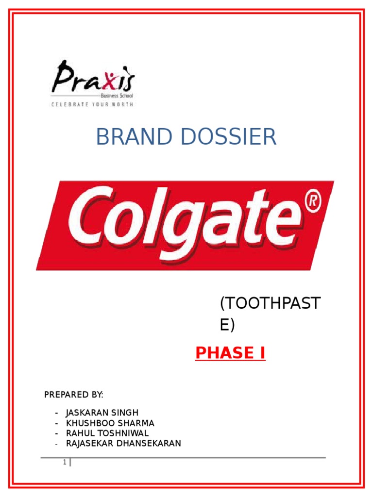 Colgate Brand Evolution and Strategy | PDF | Oral Hygiene | Brand