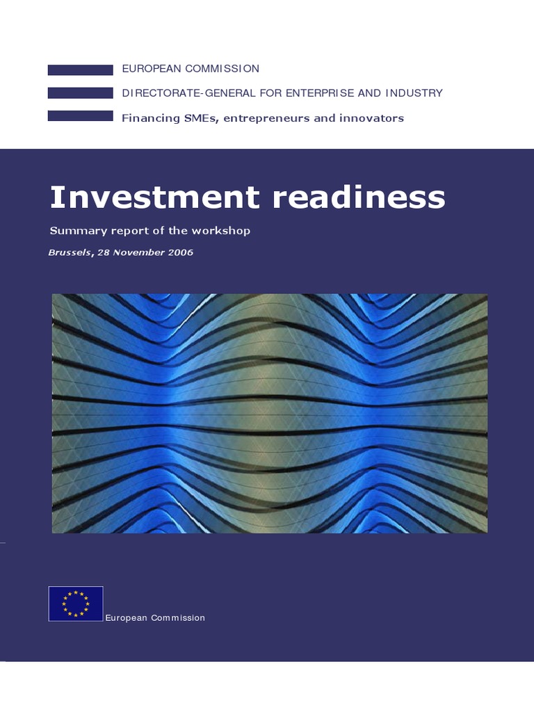 Investment Readiness Financing Smes, Entrepreneurs and Innovators