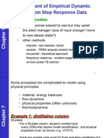 Development of Empirical Dynamic Models From Step Response Data