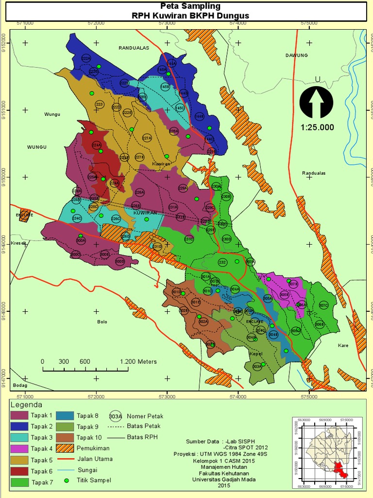 Peta Sampling RPH Kuwiran 2015 | PDF