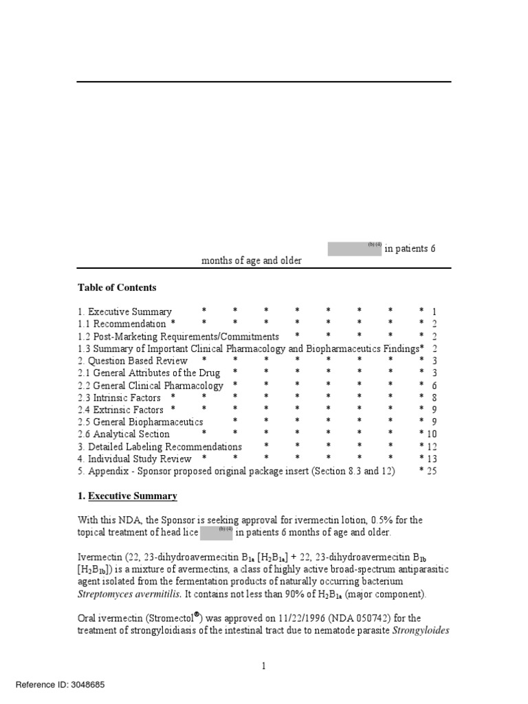 202736 Ivermectin Clinpharm Prea 2 | Clinical Trial ...