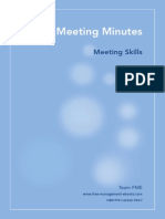 Five Meeting Minutes