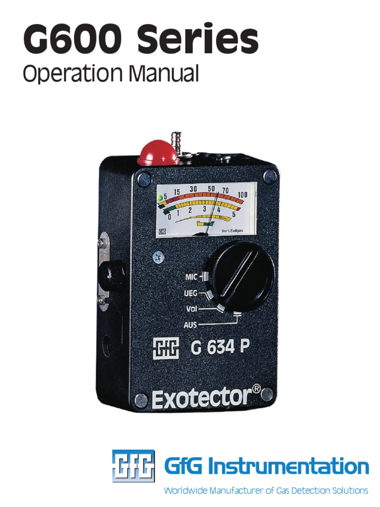 G600 Operational Manual PDF Battery Charger Battery (Electricity)