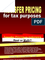 Transfer Pricing For Tax Purpose