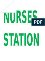Nurses Station