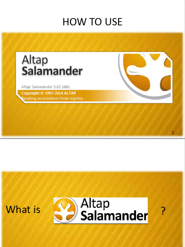 Altap Salamander User Guide | PDF | Computer File | Directory (Computing)