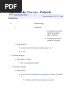 Supracondylar Fracture