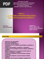 Download LA POSTURA ONTOEPISTEMOLGICA  DEL INVESTIGADOR  by Betzaida Vegas SN261562833 doc pdf