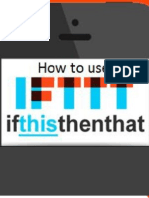 How To Use IFTTT