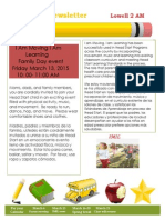 Classroom Newsletter Template