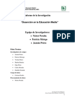 Diagnóstico - La Deserción Escolar en Paraguay - Características Que Asumen en La Educación Media PDF