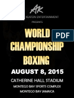 World Championship Boxing Jamaica