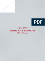 92448284 Sonata No 3 in C Major Flute Piano JCF Bach