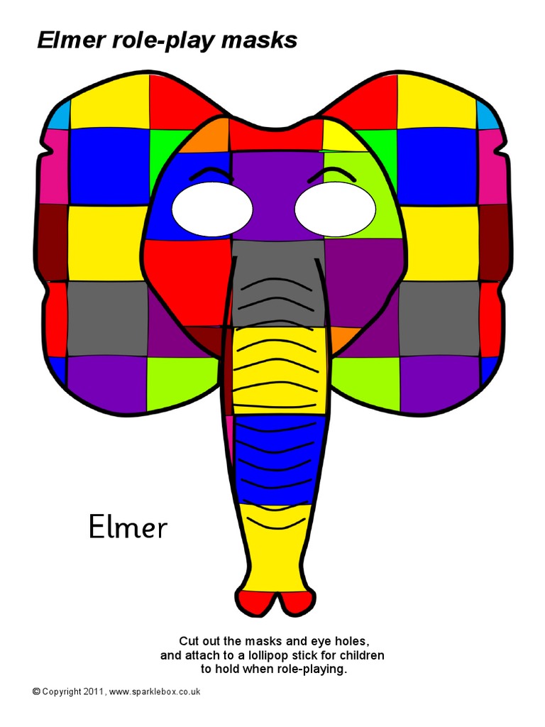 Elmer: Elmer Role-Play Masks | PDF