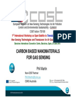 Carbon Based Nanomaterials For Gas Sensing: Presenter Name