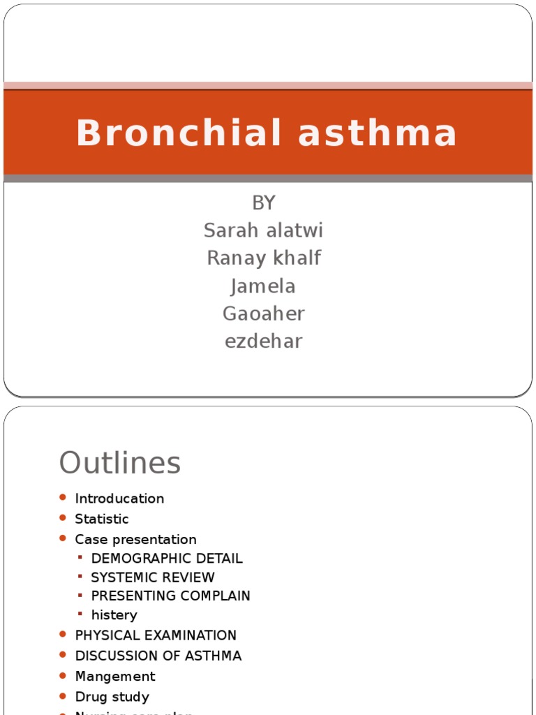 asthma case presentation pdf