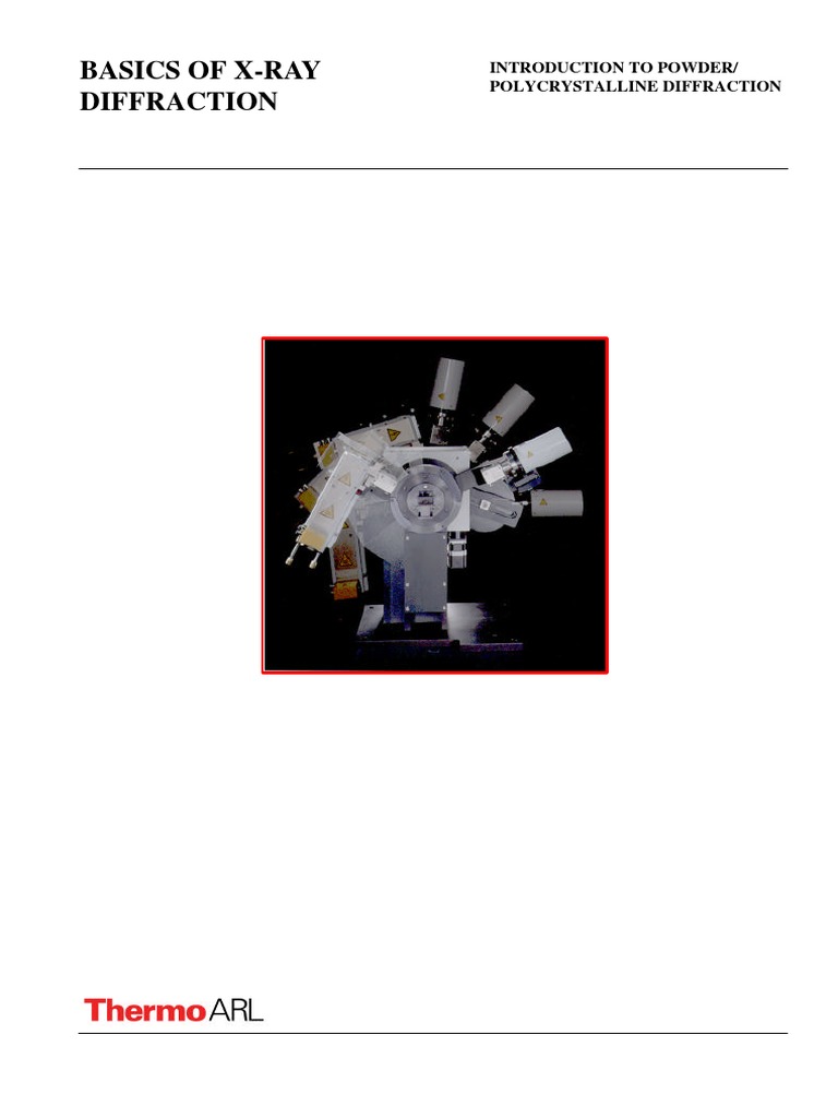 Introduction To X Ray Diffraction PDF | PDF | X Ray Crystallography ...