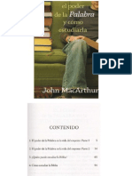 John MacArthur - El Poder de La Palabra y Cómo Estudiarla