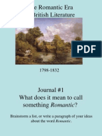 romanticsim lecture