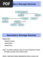 Secondary Storage