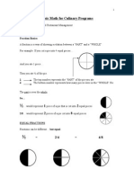 Culinary Math
