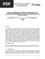 Análise Do Desempenho de Sistemas de Transmissão CA Com Múltiplos Compensadores Estáticos