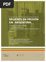 MUJERES EN PRISIÓN EN ARGENTINA - CAUSAS, CONDICIONES Y CONSECUENCIAS