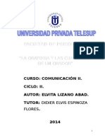 Trabajo Oratoria - Cualidades Del Orador