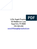 Little Angels Policy Handbook Portfolio