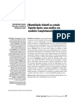 Mortalidade Infantil No Estado Espírito Santo: Uma Análise Via Modelos Completamente Bayesianos