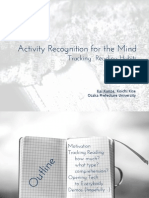 Activity Recognition For The Mind: Tracking Reading Habits