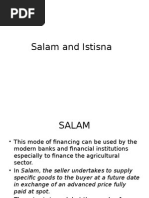 Salam and Istisna