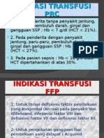 Indikasi Transfusi PRC