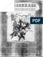 Warhammer 1 -FR- Personnage