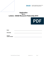 Leibniz Application Form