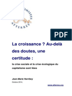 Note Croissance, JMH, Octobre 2014