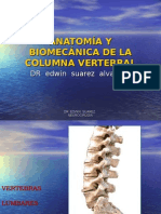 Anatomía y Biomecánica de La Columna Vertebral Unfsc Ultimo