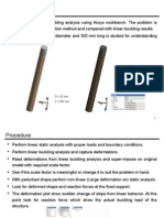 Non-Linear Buckling AnsysWB - Proof