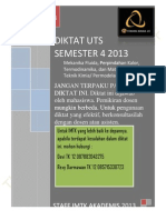 Diktat UTS Semester 4