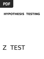 Z Test