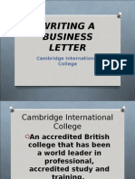 Writing a Business Letter.ppt