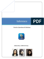 Inference Practice Questions and Solutions PDF