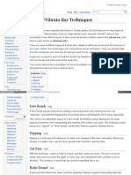 Guitar Vibrato Bar Techniques