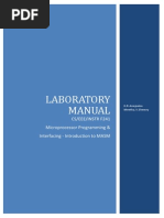 microprocessor lab manual 