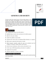 Genetics and Society