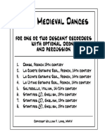 Medieval Dances