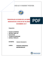 Historia General -Indices Selectivos de La Bolsa de Valores