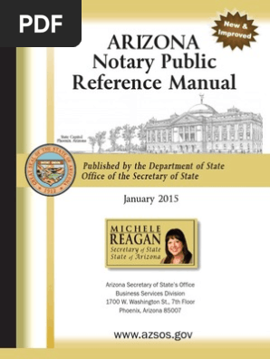 Notary Public Reference Manual